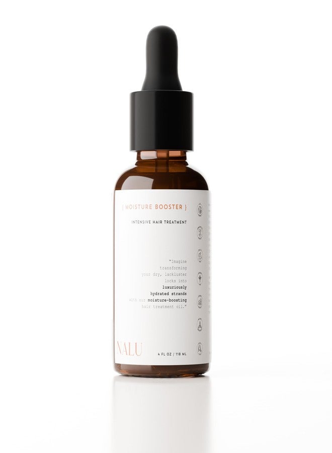 NALU Organic Moisture Booster Hair Treatment. Deeply Hydrating Ingredients. Ultimate Revitalization & Radiant Glow. All Hair Types, 4 Fl Oz.
